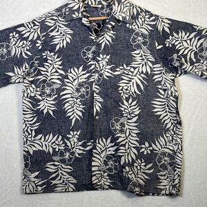 Vintage Hawaiian Go Barefoot short sleeve Button up‎ Shirt USA Made - Mens Large
